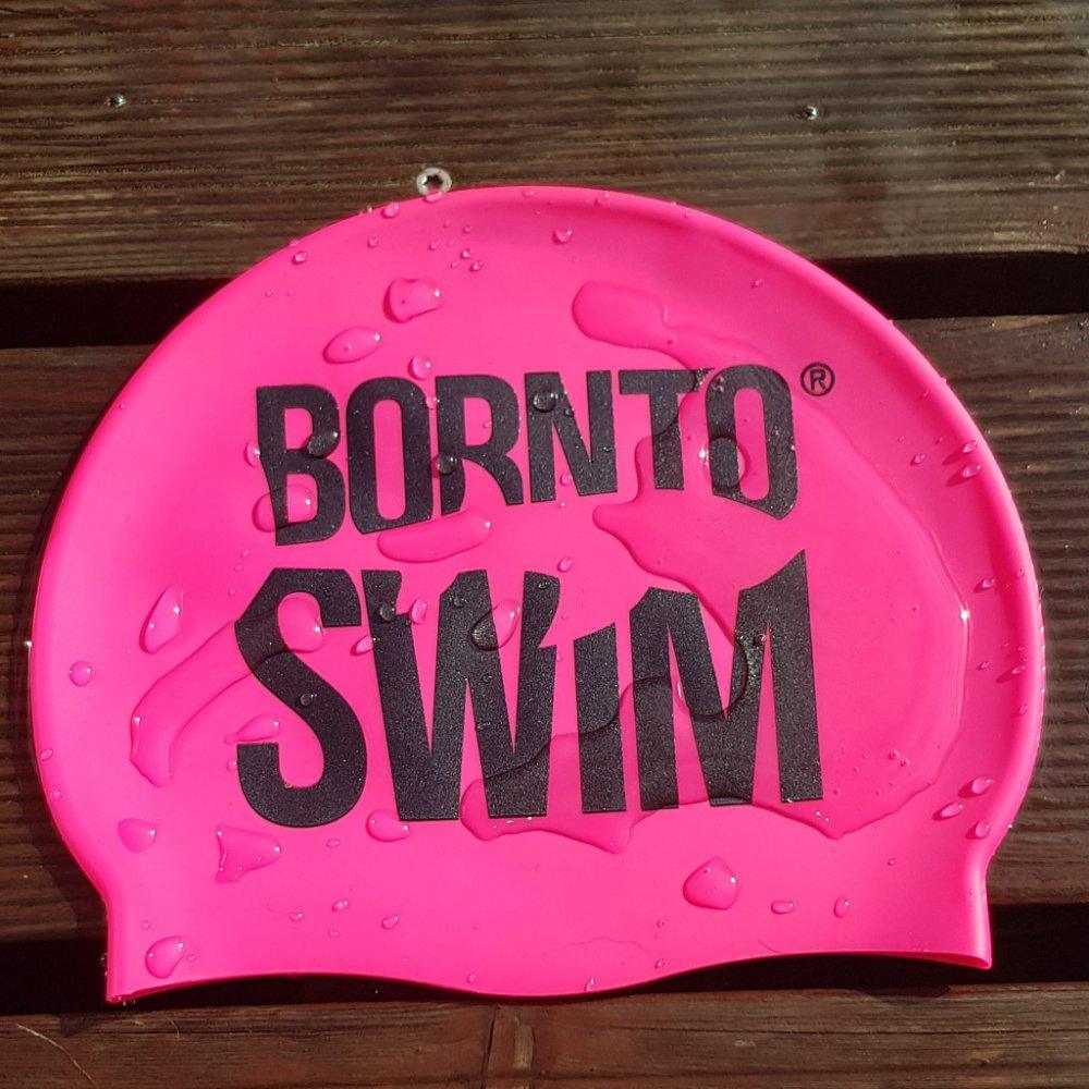 Born To Swim Silikonová čepice Růžová Classic