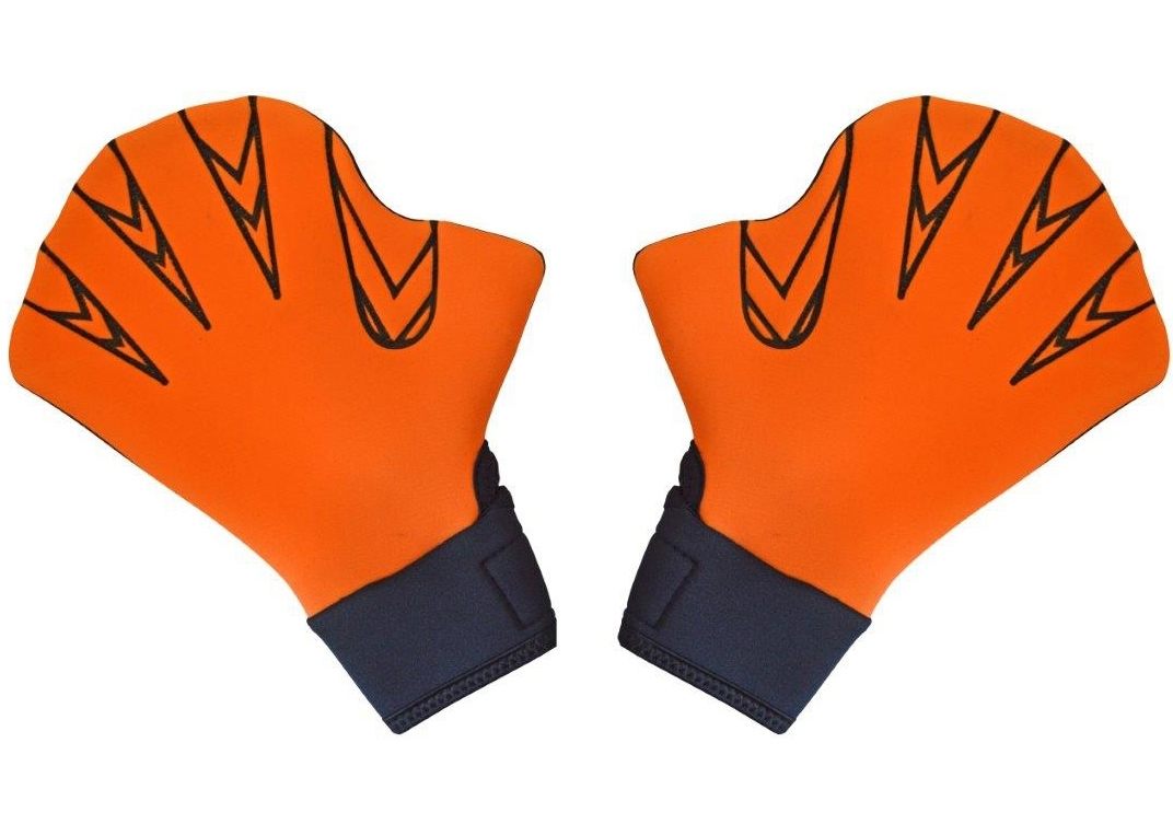 Plavecké rukavice na aquaerobic - velikost L | 11630218