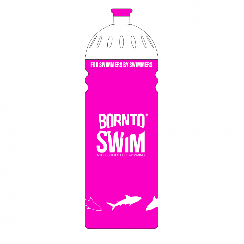 Born To Swim Sportovní Láhev černá0