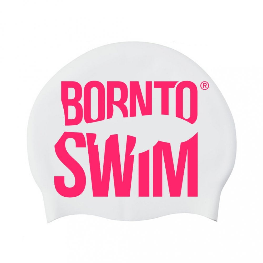 Born To Swim Silikonová čepice Bílá Classic