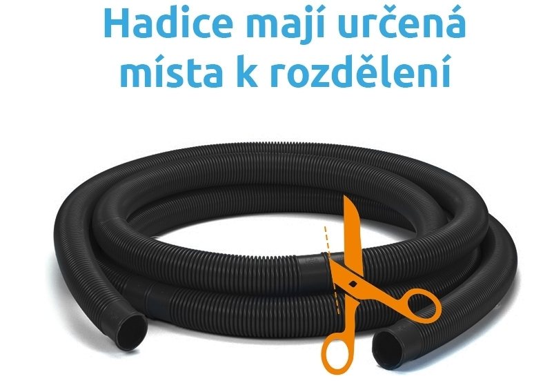 Hadice v metráži Ø 5/4" (32 mm) - balení 10 m (černá) | 11001049